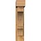 Ekena Millwork Balboa Block Rough Sawn Bracket w/ Offset Brace, Western Red Cedar, 6"W x 20"D x 28"H BKT0604X20X28BOA05RWR - alternate 4